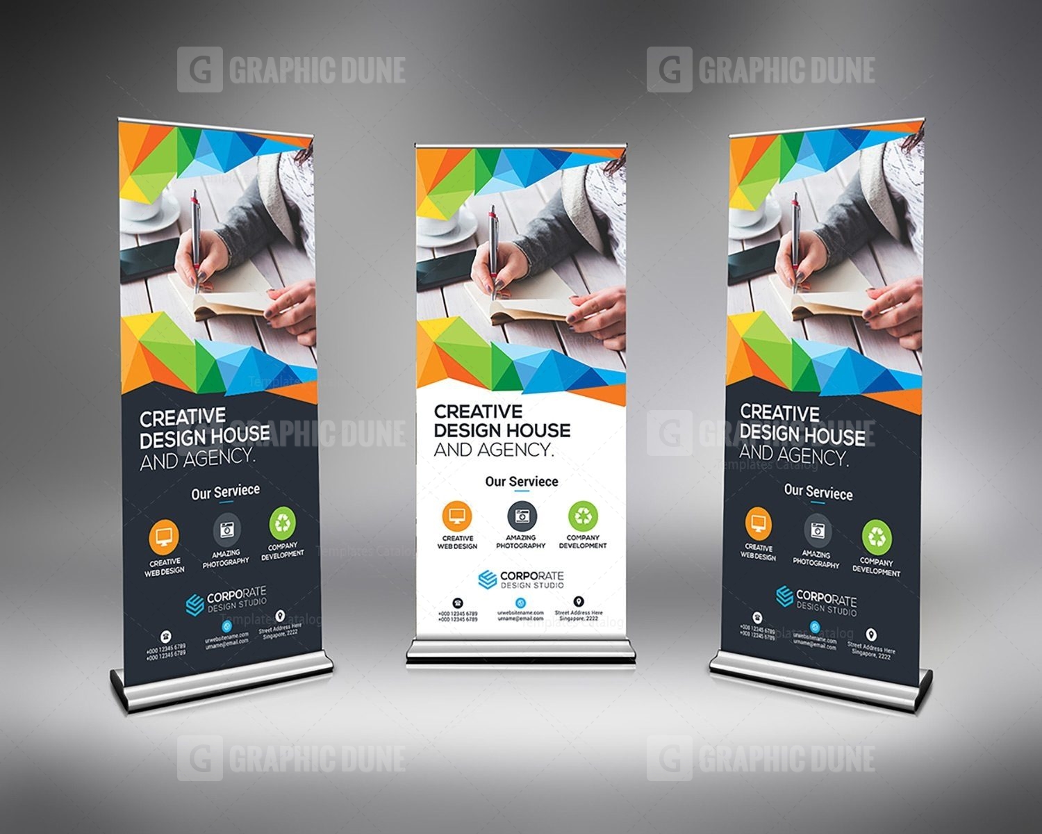 Rollup Banner Templates Premium Graphic Design Templates